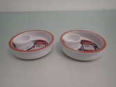 Tapas olijfschaal set (2 stuks)