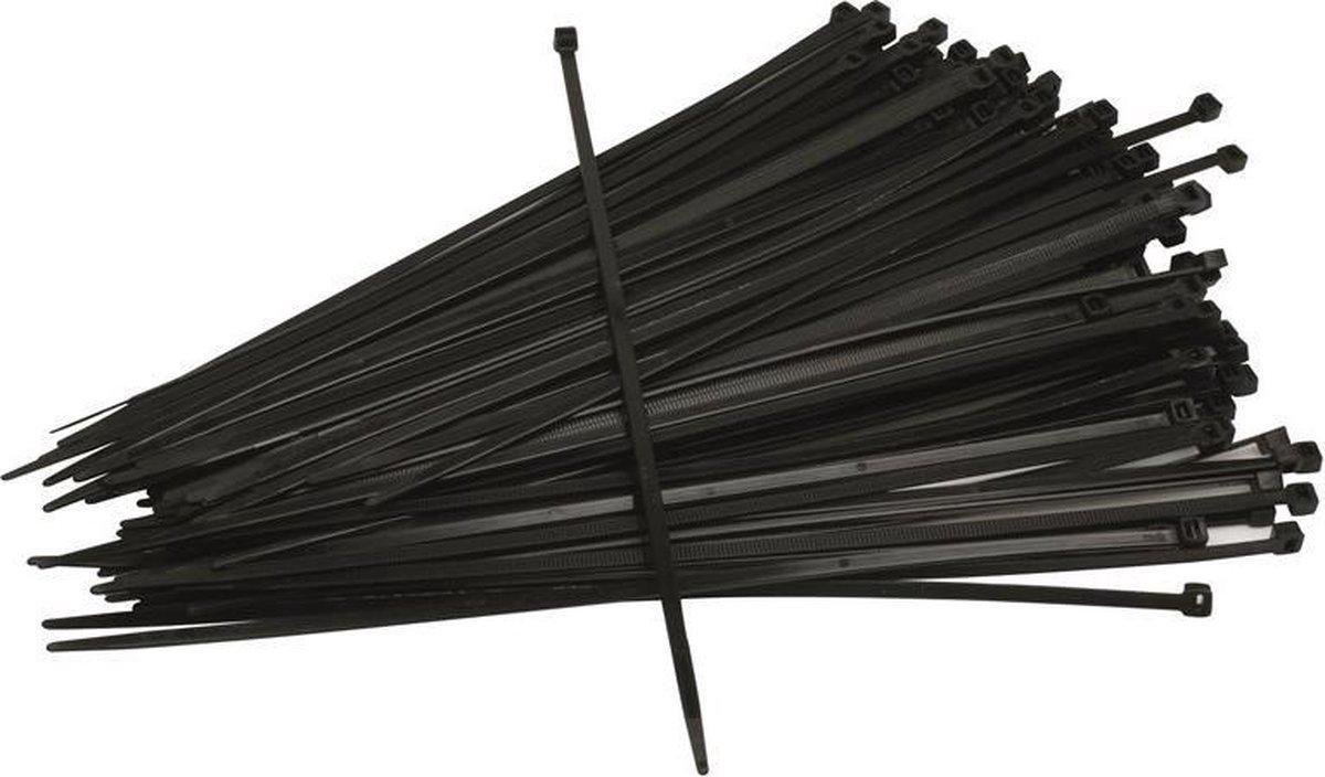 Kabelbinders 3.6 x 150 mm - zwart - zak 100 stuks - Tiewraps - Binders