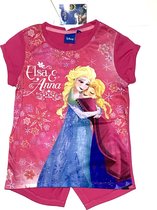 Disney Frozen Meisjes T-shirt - roze - Maat 122/128 (8 jaar)