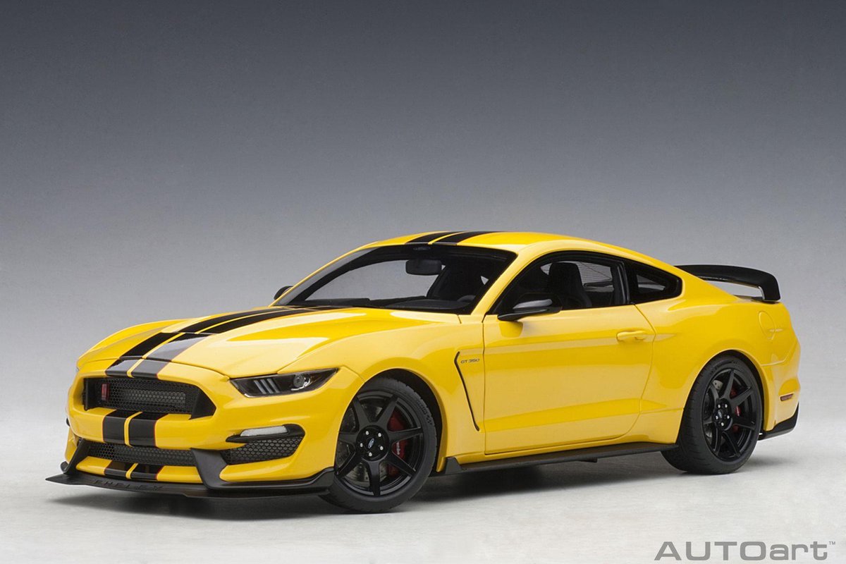 Ford Mustang Shelby GT350R, Jaune AutoArt 1/18 bol