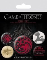 GAME OF THRONES 5 Pack Badges - Fire and Blood