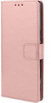 LG K61 Hoesje Roségoud - Portemonnee Book Case - Kaarthouder & Magneetlipje