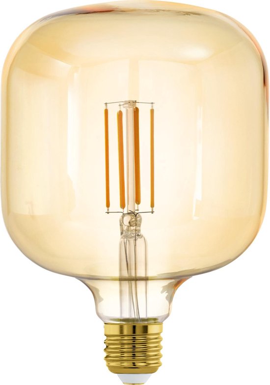 alleen Ontoegankelijk grens EGLO LED Lamp Ø 12,5cm - E27 - 4 Watt - Warm wit - Dimbaar | bol.com