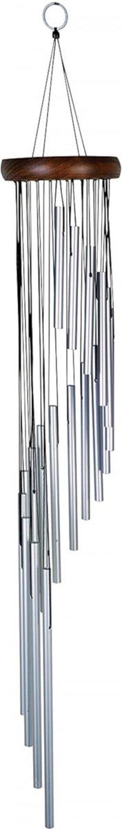 Windgong - Outdoor - Windmobiel - Windorgel - Spiraal - 89cm - Kleur - Zilver