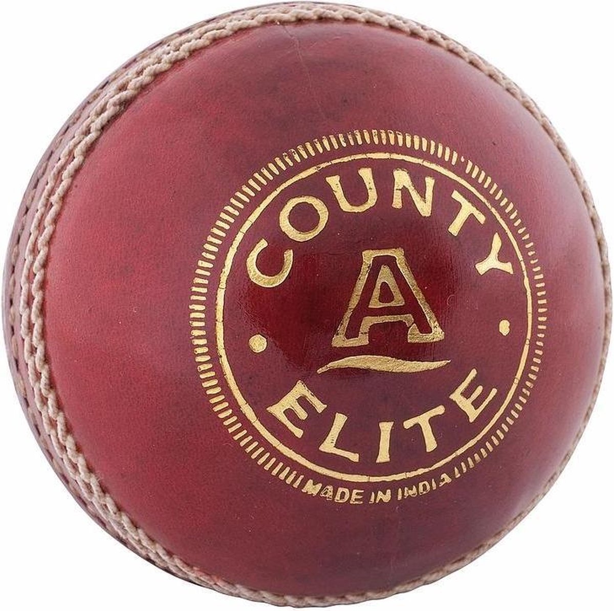 Readers Cricketbal County Elite A Heren 22,5 Cm Leer Rood