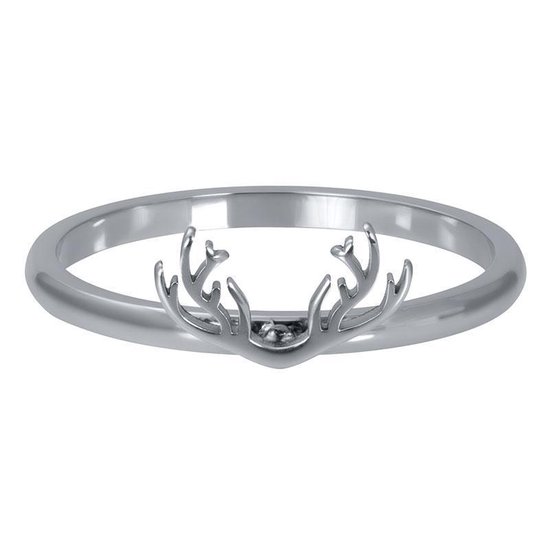 iXXXi Jewelry Vulring 2 mm Symbol Antlers Zilverkleurig - maat 17