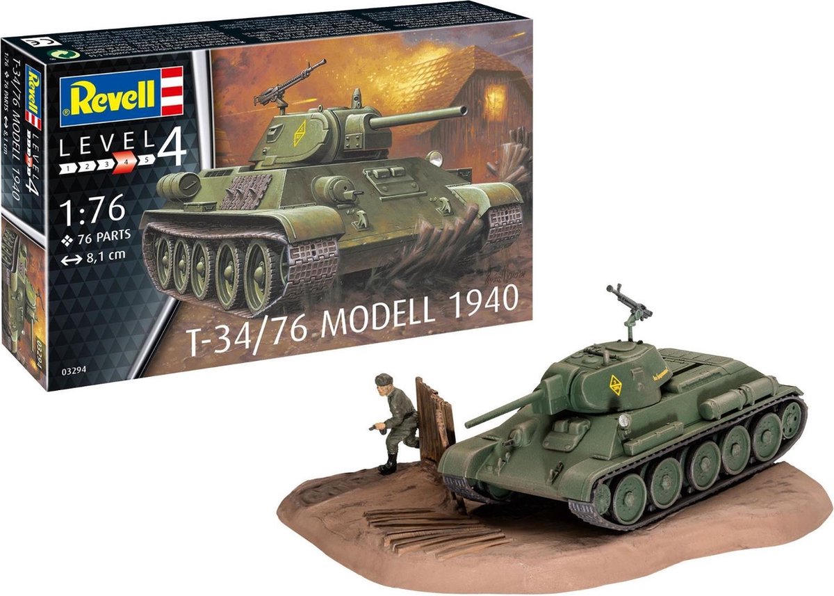 REVELL 1:76 T34/76 Modell 1940