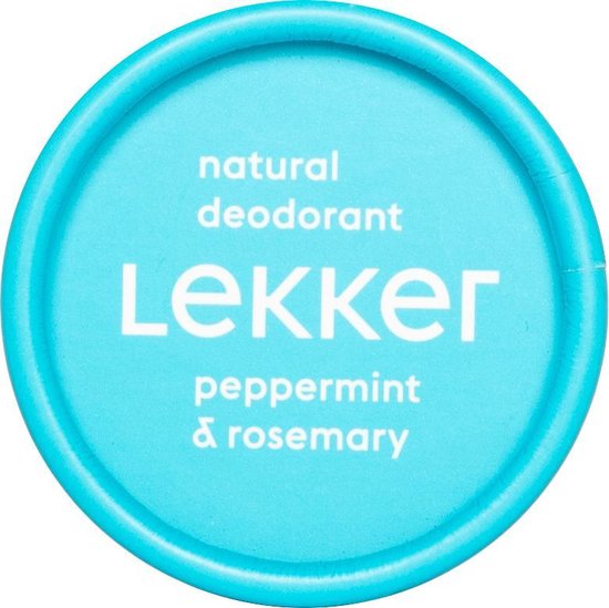 The lekker company deodorant -  Pepermunt en  Rozemarijn - 30 ML