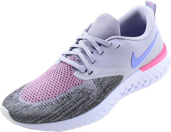 Nike Odyssey React 2 Flyknit chaussures de course dames violet / gris / rose  | bol.com