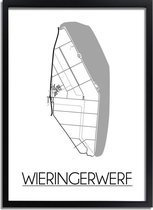 DesignClaud Wieringerwerf Plattegrond poster B2 poster (50x70cm)