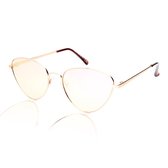 Modern triangle | trendy zonnebril en goedkope zonnebril (UV400 bescherming - hoge kwaliteit) | Vrouwen  | zonnebril dames  & zonnebril heren