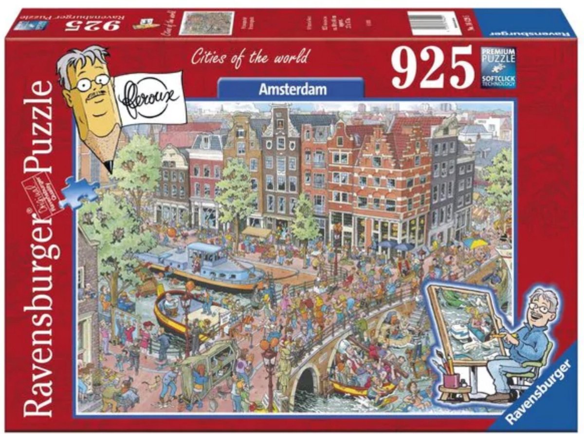 Ravensburger puzzel Fleroux Amsterdam - Legpuzzel - 925 stukjes | bol.com