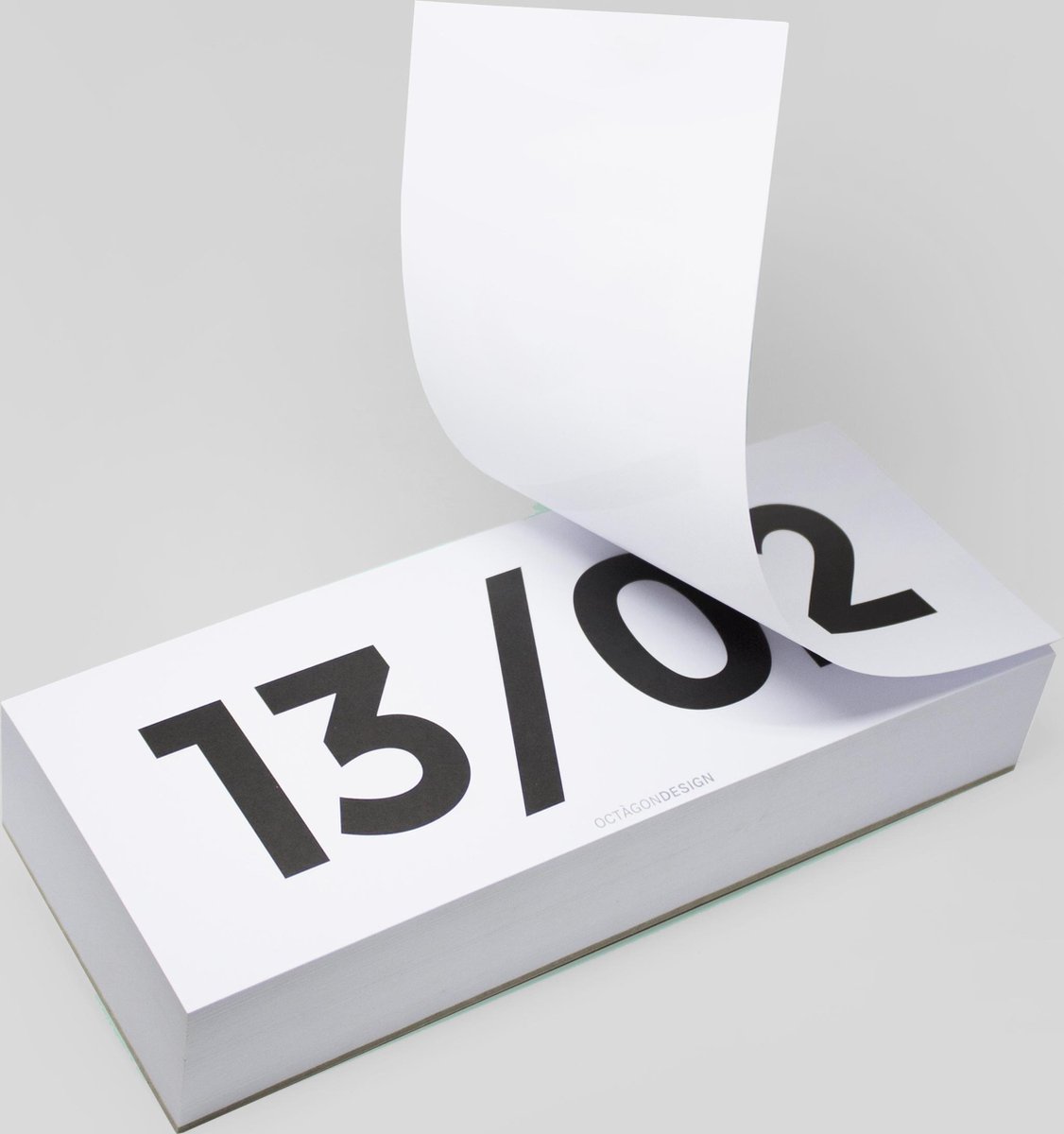 Kalender Octàgon blok wit