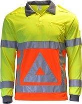 Top Bedrijfskleding Verkeersregelaars Poloshirt - Lange Mouw – Maat  XS