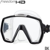TUSA Snorkelmasker Duikbril Freedom HD M1001 -BK - transparant/zwart