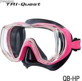 TUSA Snorkelmasker Duikbril Freedom Tri-Quest M3001 - zwart/pink