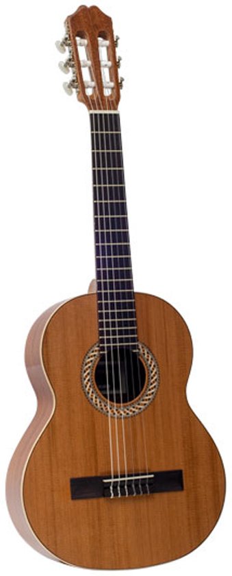 Kust Zuivelproducten component Juan Salvador model 3 JSM3 1/2 klassieke gitaar met massief ceder bovenblad  (made in... | bol.com