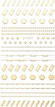 Nail art professional stickers 3D - Goud - DP-2008 - DM-Products
