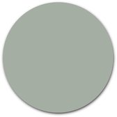 Ronde muursticker effen kleur - WallCatcher | 120 cm | Behangsticker Misty Blue wandcirkel