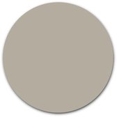 Ronde muursticker effen kleur - WallCatcher | 100 cm | Behangsticker Licht Grijs wandcirkel