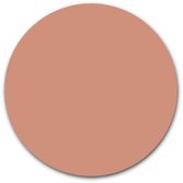 Ronde muursticker effen kleur - WallCatcher | 140 cm | Behangsticker Nude Pink wandcirkel