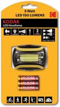 Kodak LED Hoofdlamp 150 + 3x AAA batterij
