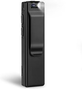 WiseGoods - Premium Mini Verborgen Camera - Draagbare Spy Camera -  Actioncam - Webcam - Bodycam - Oplaadbaar - Zwart