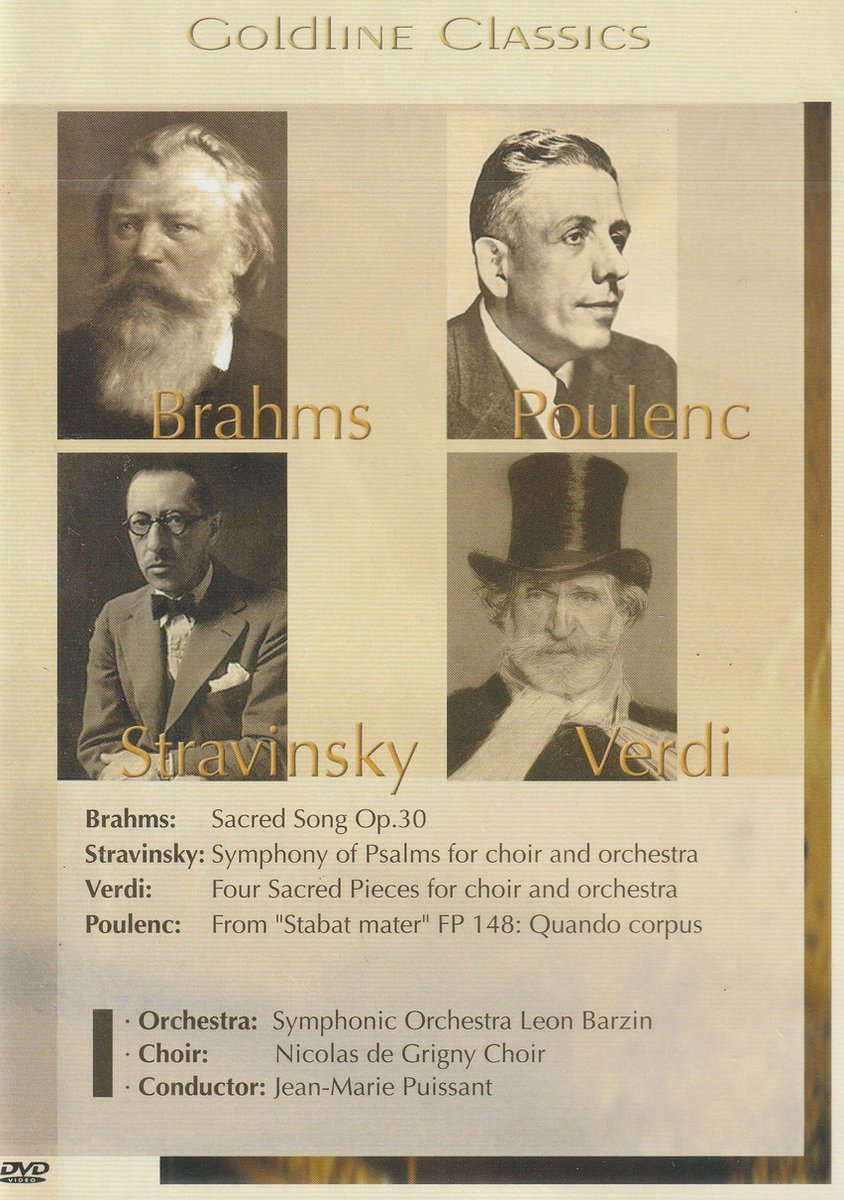 Goldline Classics: Brahms - Poulenc - Stravinsky - Verdi
