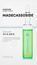 Missha Mascure Rescue Solution Sheet Mask - Madecassoside - Voor de Gevoelige Huid - Break outs - Geïrriteerde Huid - Korean Beauty - K-Beauty - Koreaanse Skincare