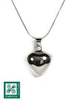 zilveren ketting hartje