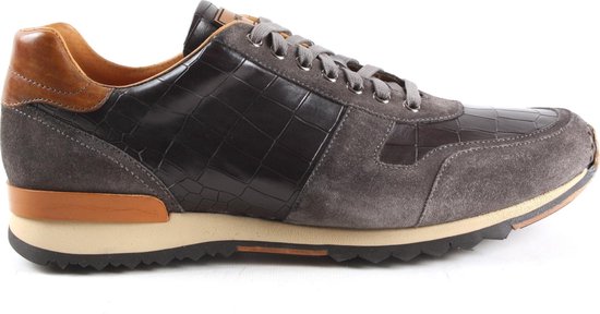 Heren Sneakers Magnanni 22868 Grey Grijs - Maat 41 | bol.com