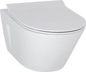Ben Sito Hangtoilet - Xtra Glaze+ Free Flush - Wit - WC Pot - Toiletpot - Hangend Toilet