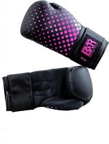 Hybride bokshandschoenen BXR | zwart-roze | 14 oz