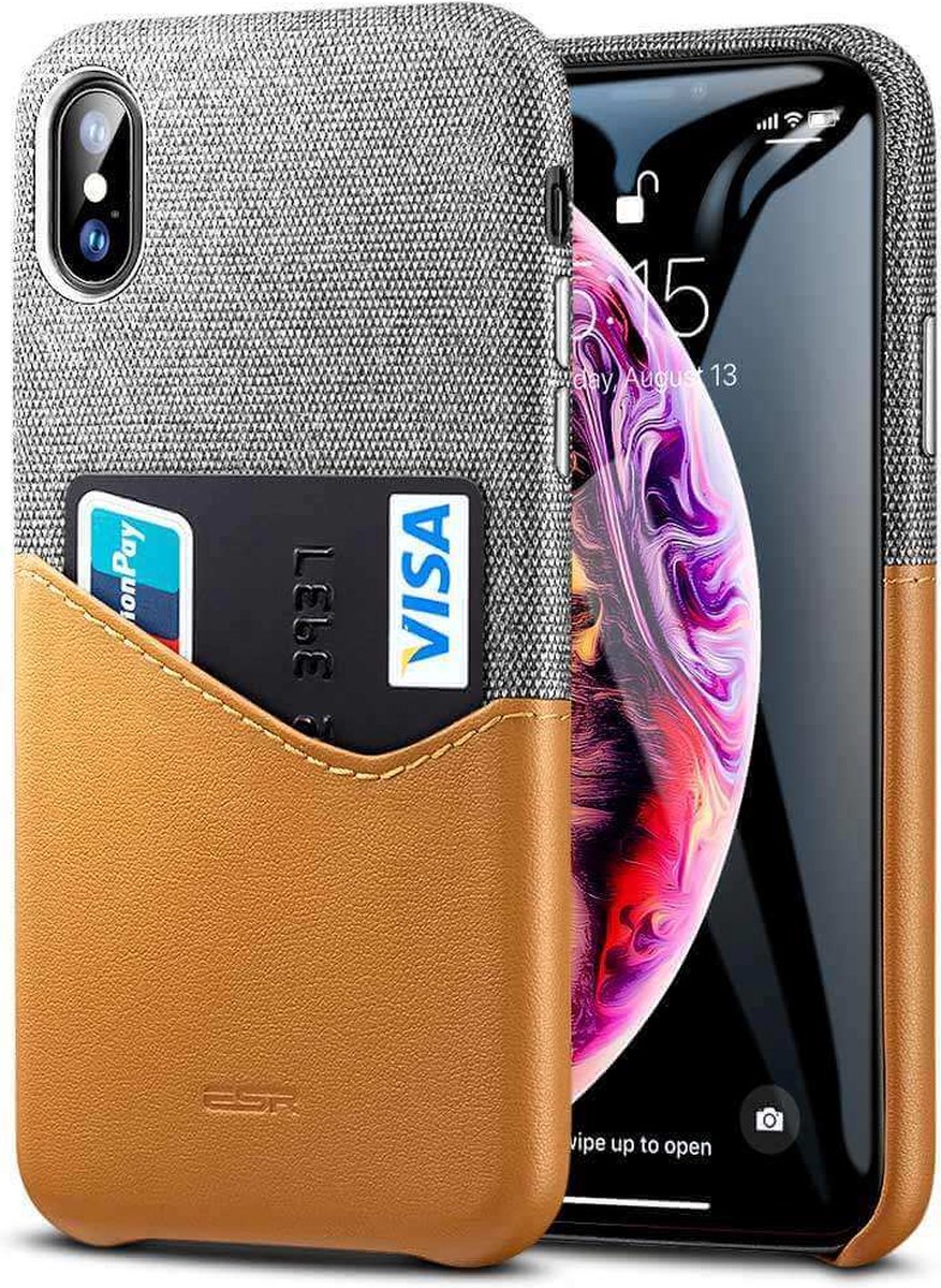 ESR Backcase Hoesje Metro Series iPhone XS Max - Bruin