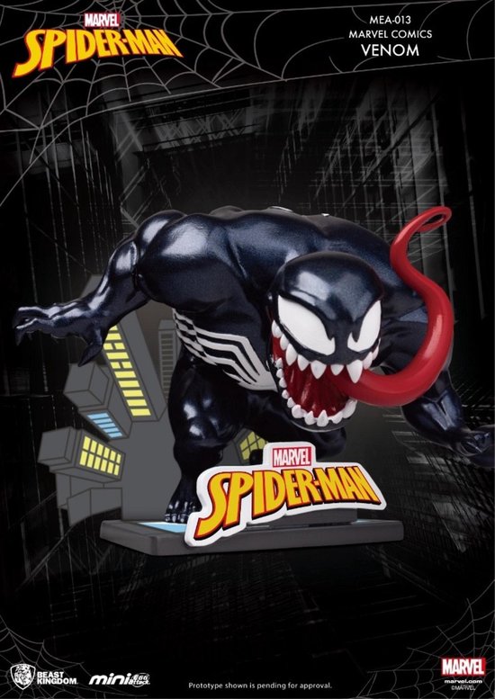 Beast Kingdom Marvel Comics SpiderMan Venom Mini Egg Attack Figure