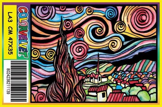 Sterrennacht van Van Gogh Colorvelvet