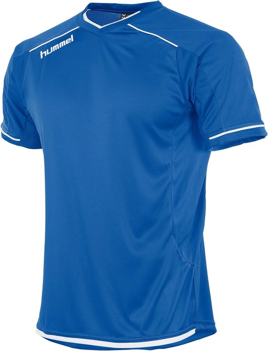 Foto: Hummel leeds s s sportshirt unisex maat l