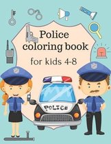 The police coloring book