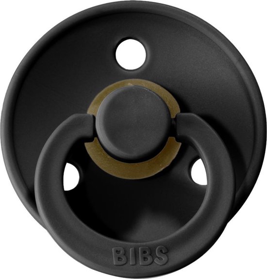 Bibs fopspeen maat 3 1824 maanden 4 stuks black iron sage
