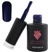 #DENIMBLUE - Influence Gellac - Blauwe gellak - Gellak blauw UV - Gellak glitter - UV Gellak - Gel nagellak - Gellac - Kado vrouw - Valentijns cadeau - Kado voor haar - 10 ml