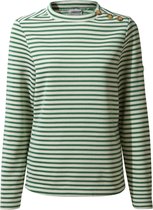 Craghoppers Sweater Balmoral Dames Polyester Groen/wit Mt 38
