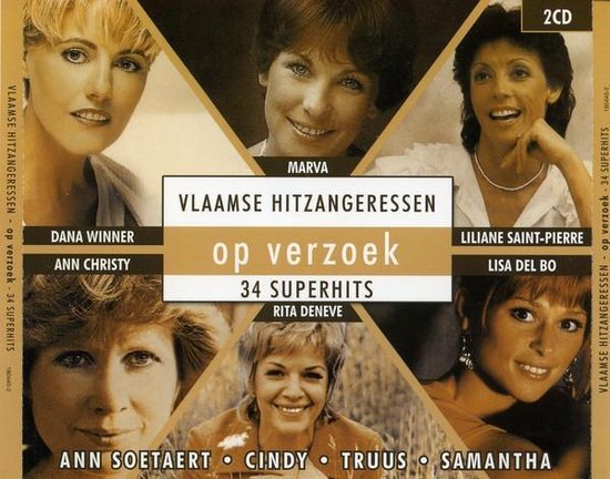 Albumhoes met 7 portretten van zangeressen: Dana Winner, Ann Christy, Liliane Saint-Pierre, Lisa Del Bo, Rita Deneve, Ann Soetaert, Cindy, Truus, Samantha.