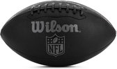 Wilson de football américain officiel Wilson NFL Jet Black - Noir - Adulte (comprend une pompe à tétons)