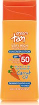 Lotion écran solaire Pharmaid Dream Tan Huile de carotte | Haute protection SPF 50+ 200 ml