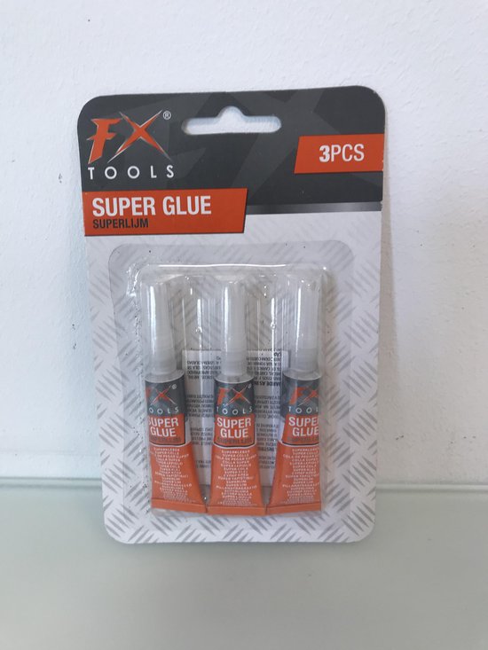 Super glue lijm (3 stuks per verpakking)