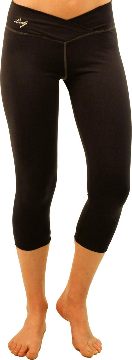 Sport broek Capri-Yoga broek-gym-fitness-Navy-medium — afbeelding 3