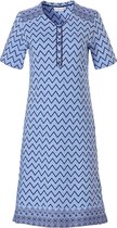 Pastunette Dames Nachthemd - Korte Mouw Blauw Maat 42