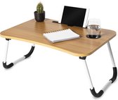 S.old - Table pour ordinateur portable - Support pour ordinateur portable - Table d'appoint - Table de lit - Bois MDF - 60x40x28 cm