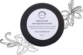 Shea Butter of Shea Boter met Arganolie en Vanille in 100ml recyclebaar blik - plasticvrij verpakt - vegan - duurzaam - zonder chemische toevoegingen - recyclebaar