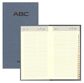 Adresboek - Notaphone - 'Nature' - Brepols - Blauw - 9.3 x 16.7 cm